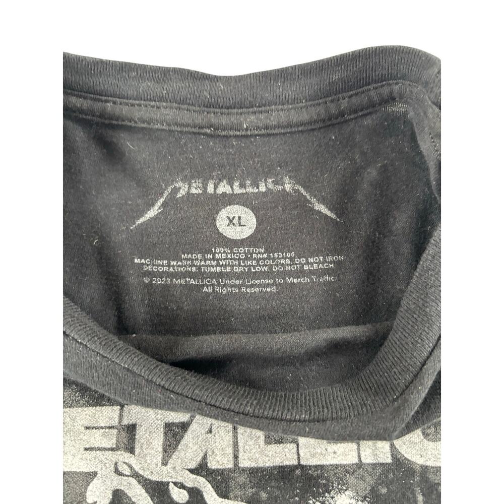 Metallica The Black Album Mens / Unisex Graphic Band T-Shirt - Black - XL - Picture 3 of 5